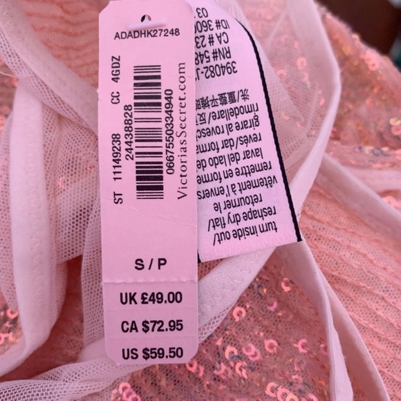 NWT Victoria’s Secret Sequin Bodysuit Size Small - Picture 9 of 9